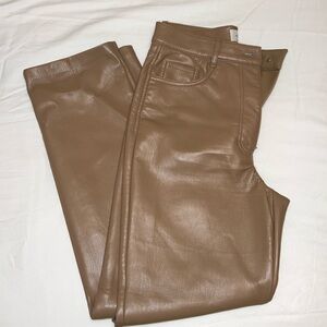 Aritzia Wilfred Faux Leather Pants